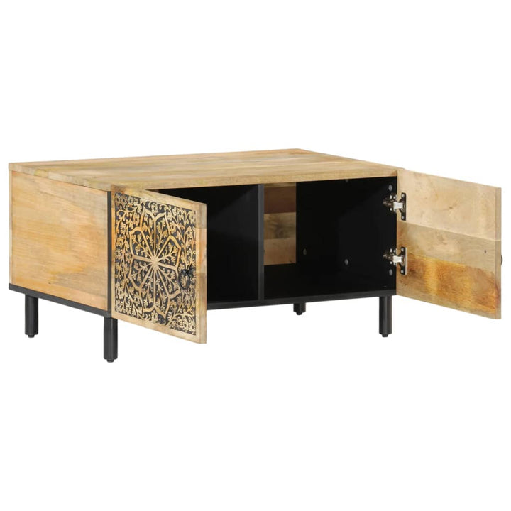 Soffbord 80X50X40 Cm Massivt Mangoträ