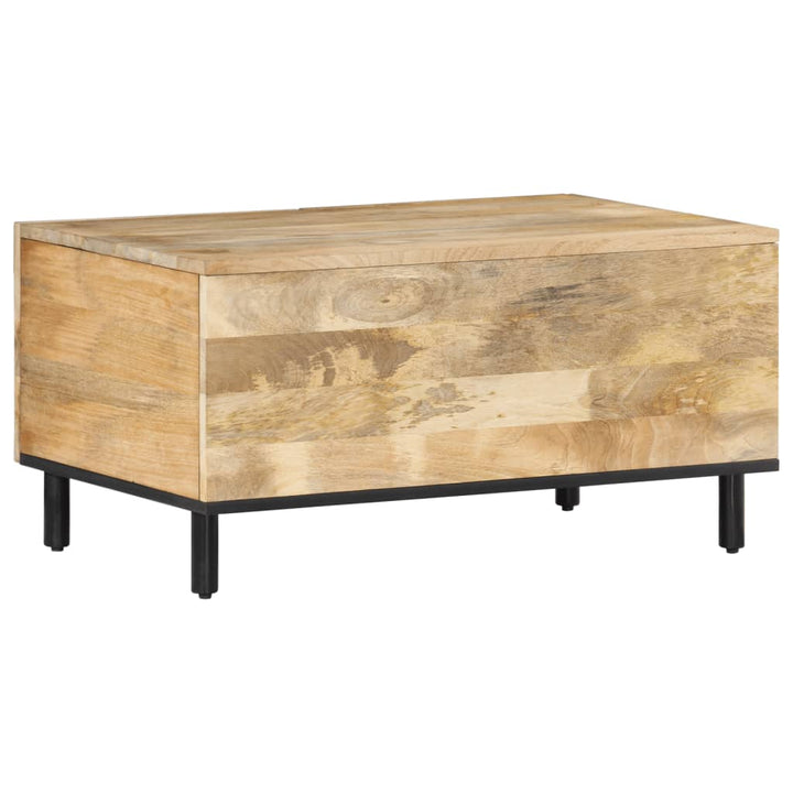 Soffbord 80X50X40 Cm Massivt Mangoträ
