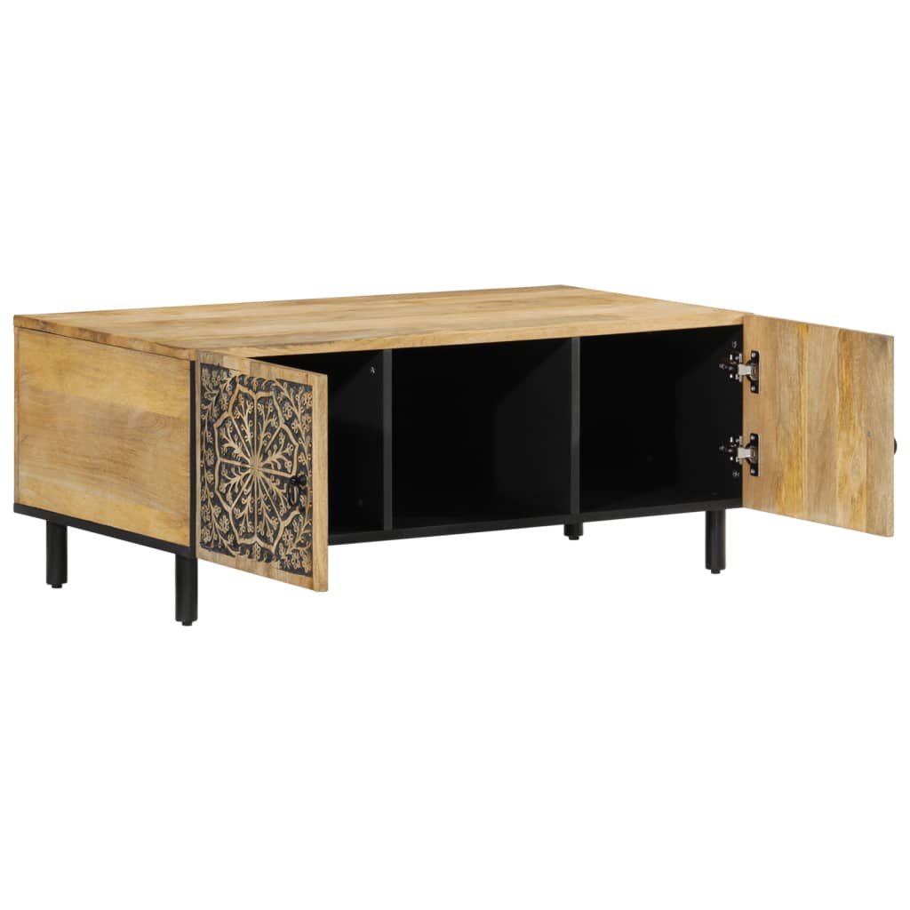 Soffbord 100X54X40 Cm Massivt Mangoträ