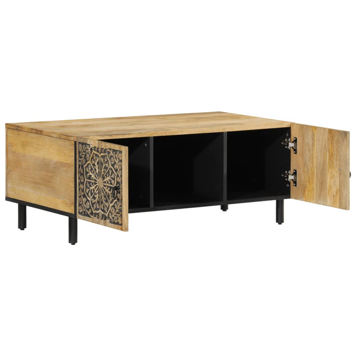 Soffbord 100X54X40 Cm Massivt Mangoträ