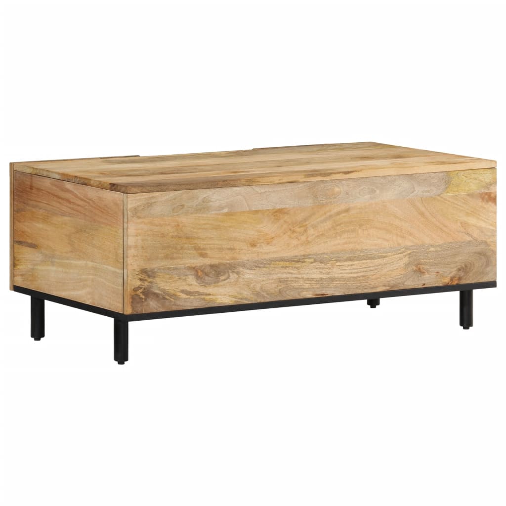 Soffbord 100X54X40 Cm Massivt Mangoträ