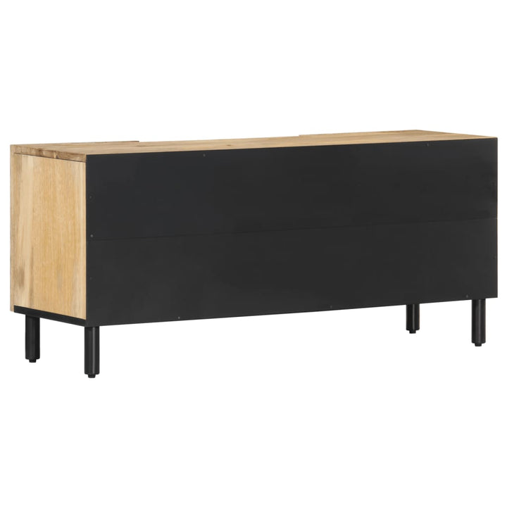 Tv-Bänk 105X33X46 Cm Massivt Mangoträ
