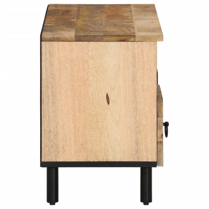 Tv-Bänk 100X33X46 Cm Massivt Mangoträ