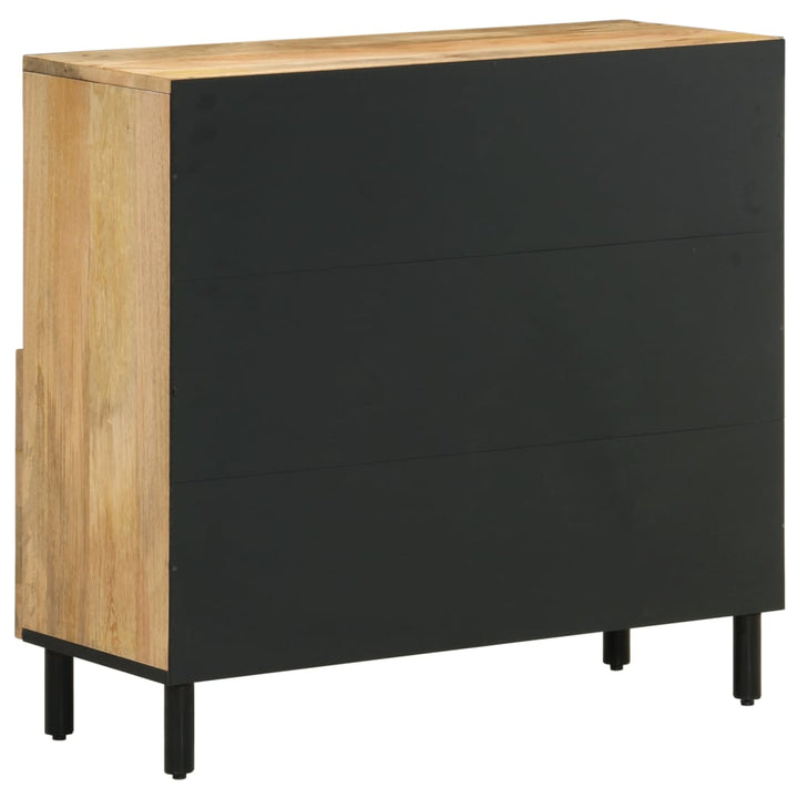 Sidoskåp 80X33X75 Cm Massivt Mangoträ