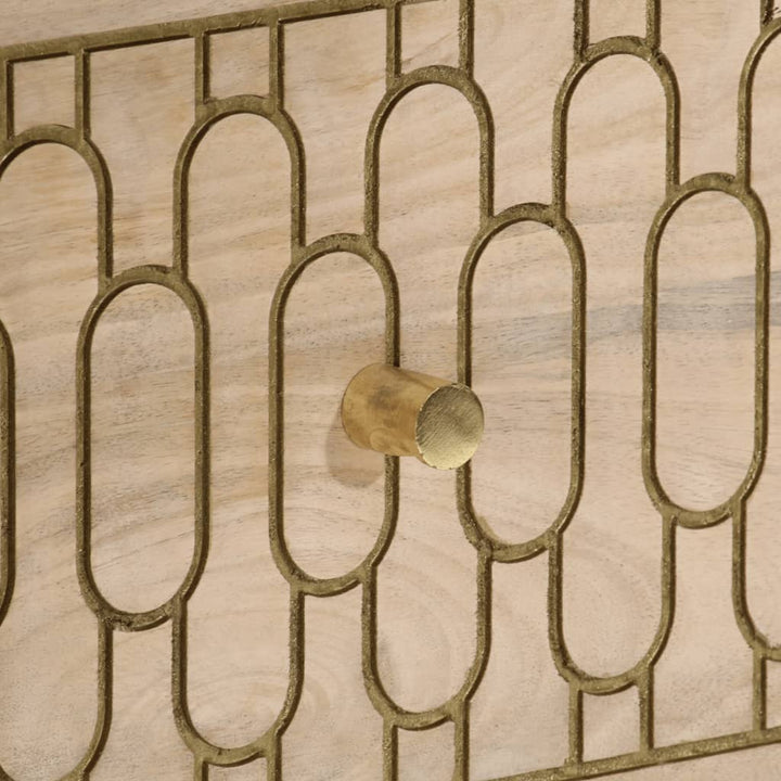 Sidoskåp 60X33X75 Cm Massivt Mangoträ