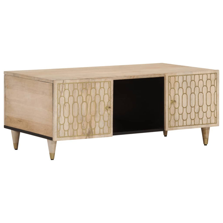 Soffbord 100X54X40 Cm Massivt Mangoträ