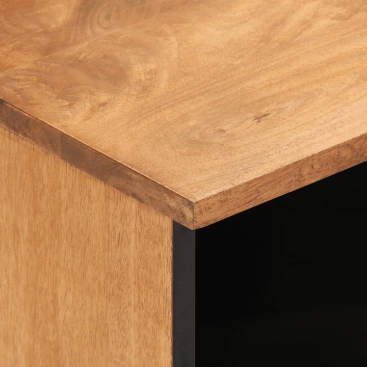 Tv-Bänk 70X33X46 Cm Massivt Mangoträ