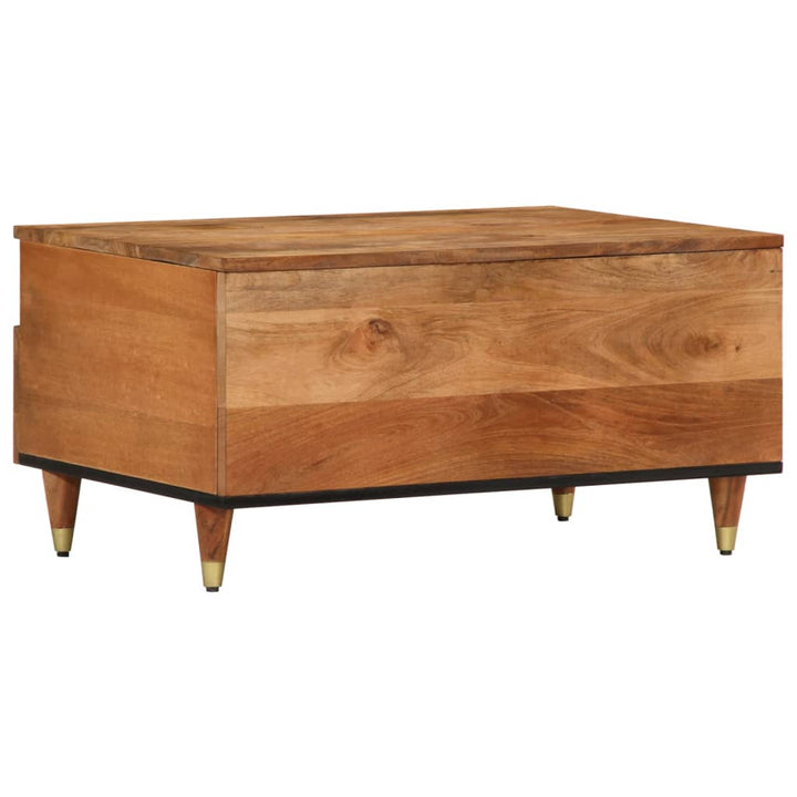 Soffbord 80X54X40 Cm Massivt Mangoträ
