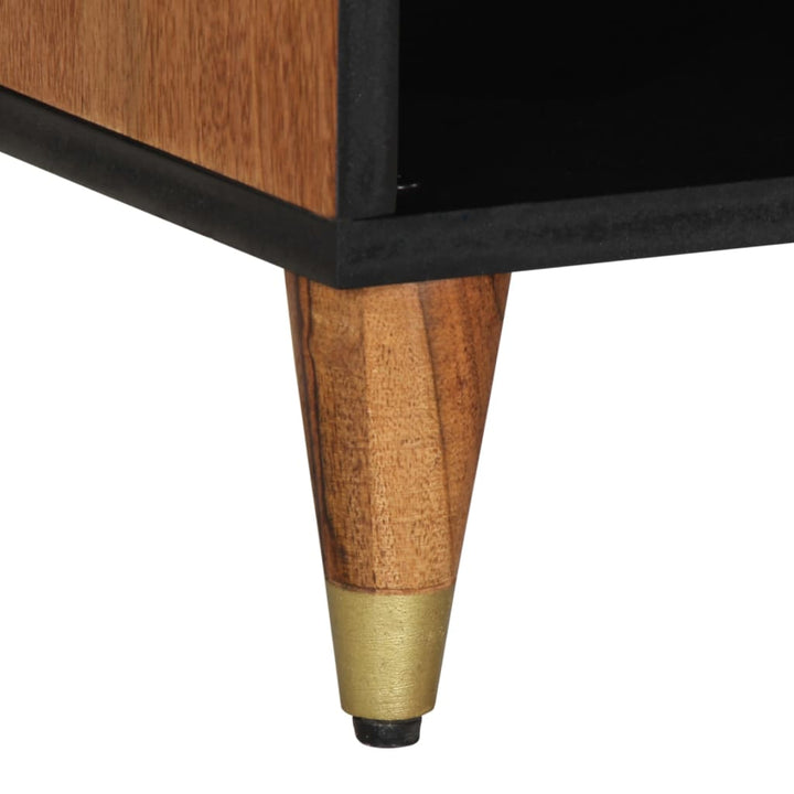 Tv-Bänk 100X33X46 Cm Massivt Mangoträ