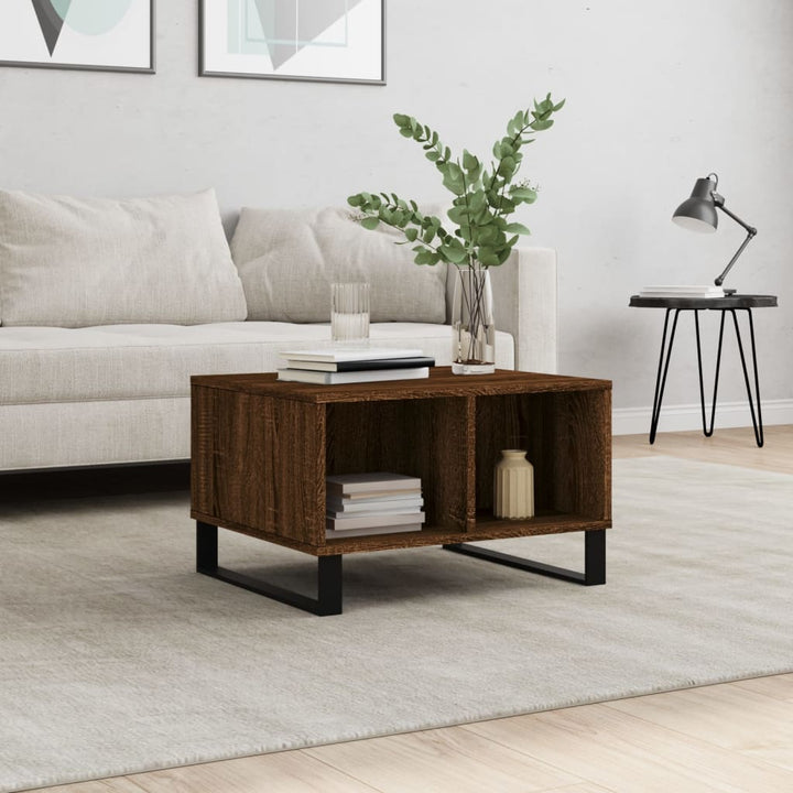 Soffbord Sonoma-Ek 60X50X36,5 Cm Konstruerat Trä