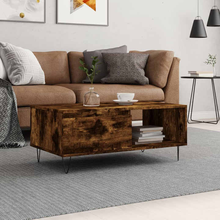 Soffbord 90X50X36,5 Cm Konstruerat Trä