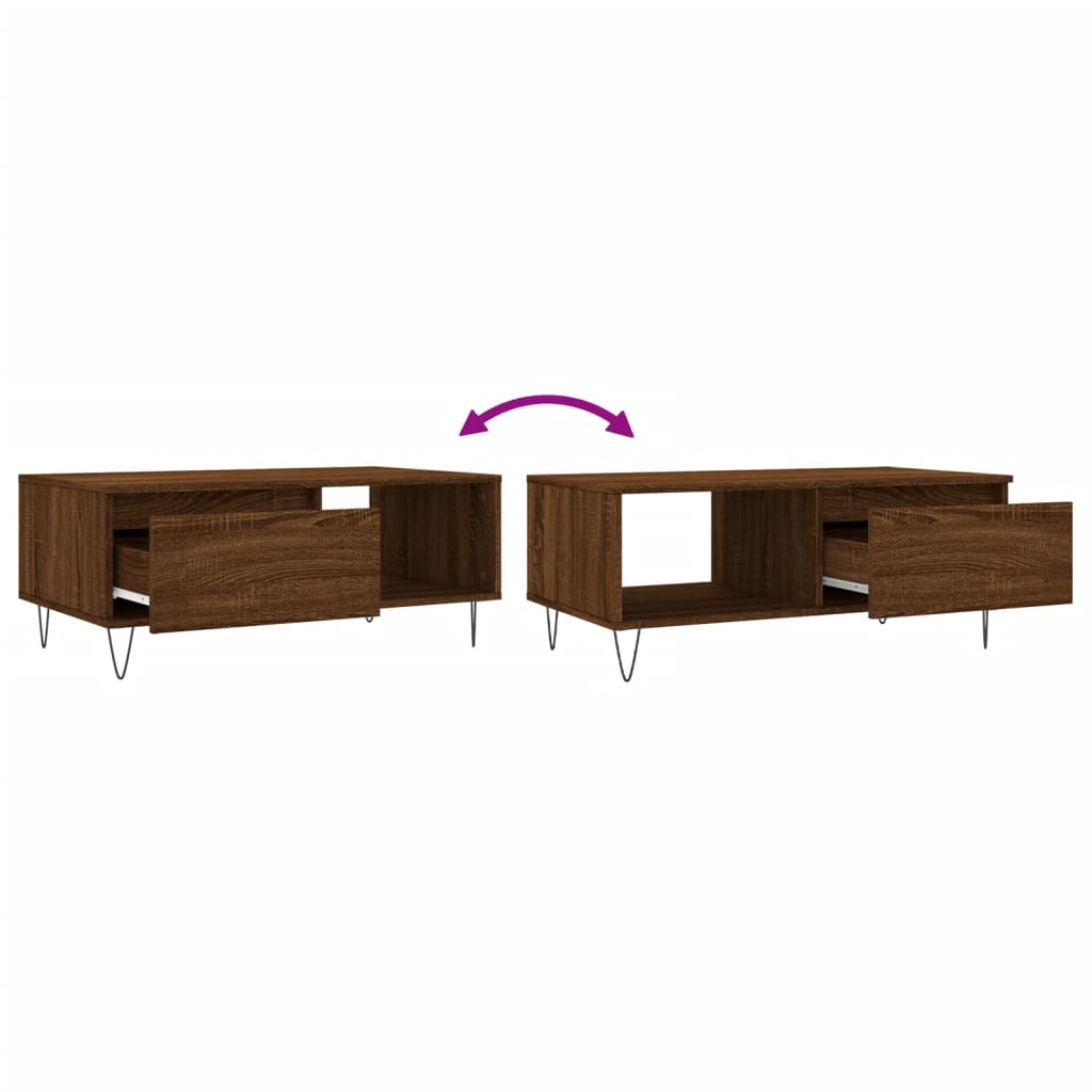 Soffbord 90X50X36,5 Cm Konstruerat Trä