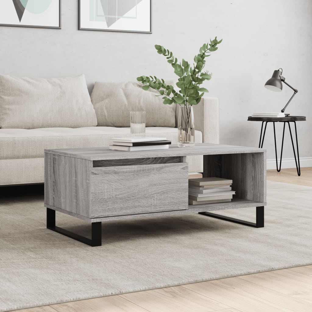 Soffbord Åldrat Trä 90X50X36,5 Cm Konstruerat Trä