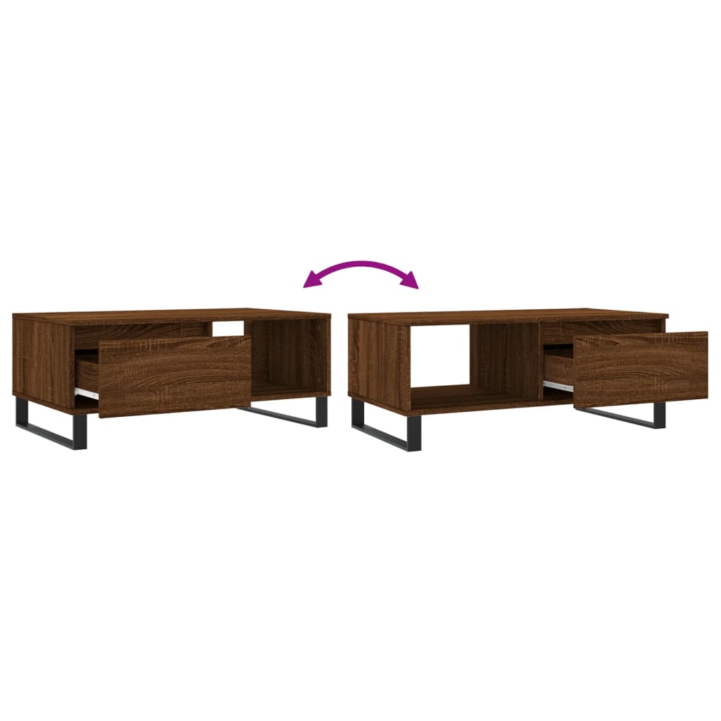 Soffbord 90X50X36,5 Cm Konstruerat Trä
