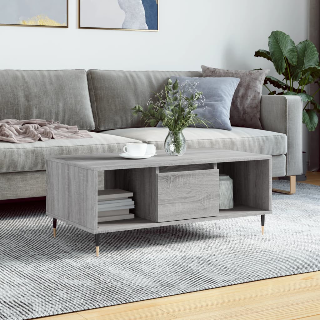 Soffbord 90X50X36,5 Cm Konstruerat Trä