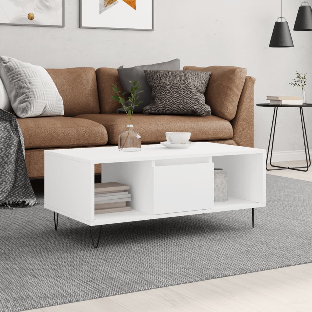 Soffbord 90X50X36,5 Cm Konstruerat Trä