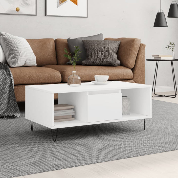 Soffbord 90X50X36,5 Cm Konstruerat Trä
