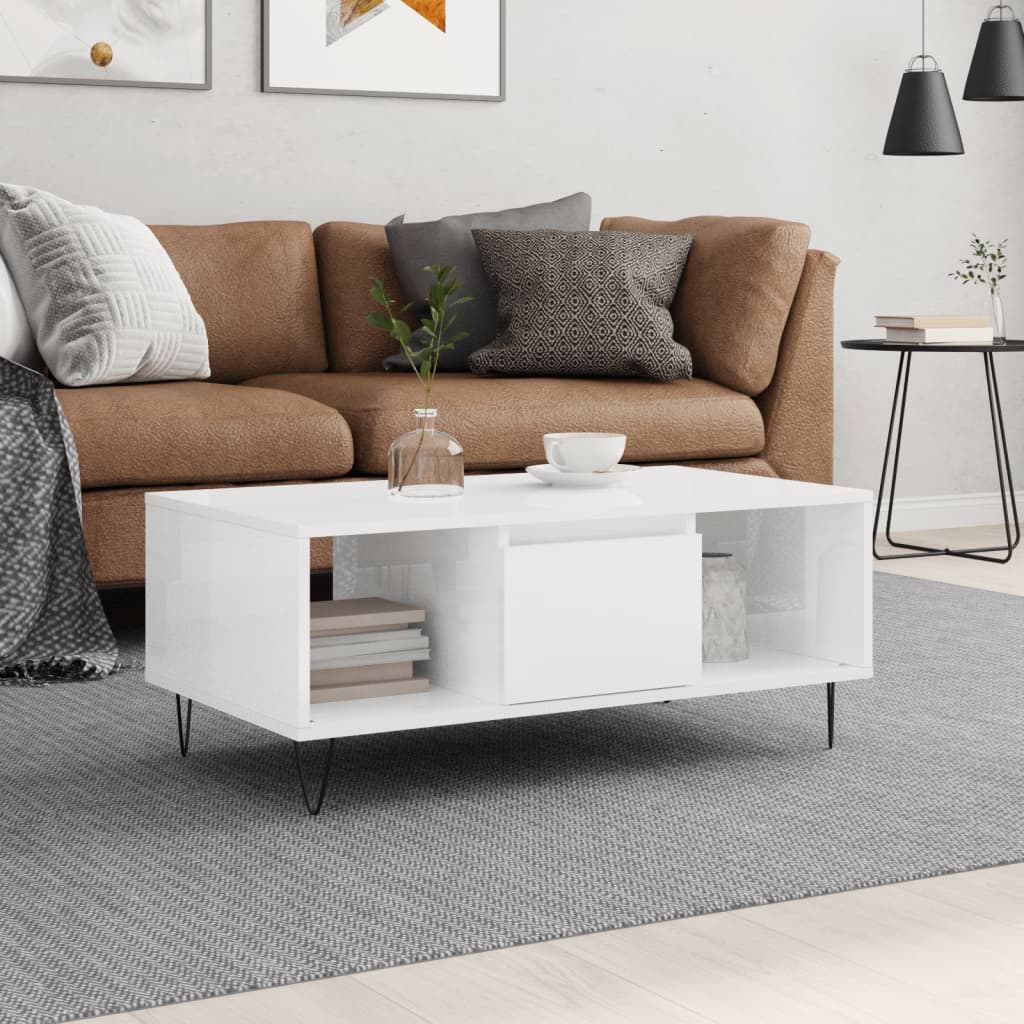 Soffbord 90X50X36,5 Cm Konstruerat Trä