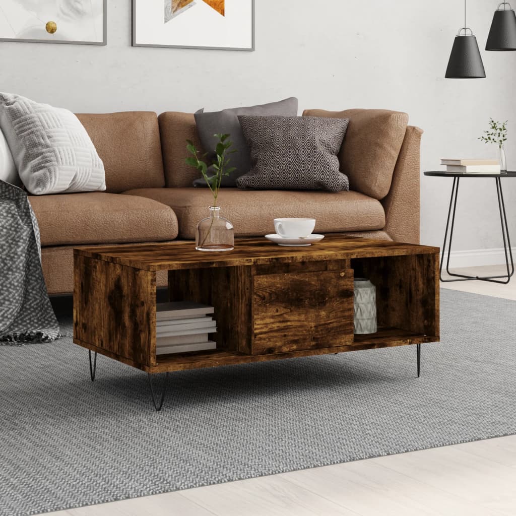 Soffbord 90X50X36,5 Cm Konstruerat Trä