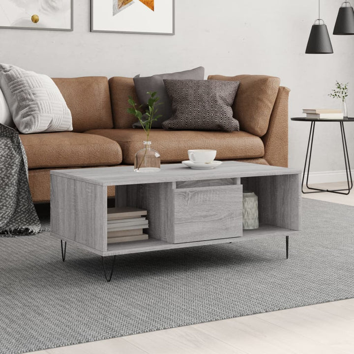 Soffbord 90X50X36,5 Cm Konstruerat Trä