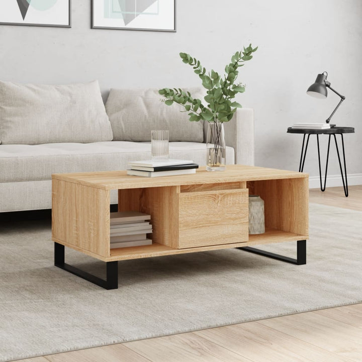 Soffbord 90X50X36,5 Cm Konstruerat Trä