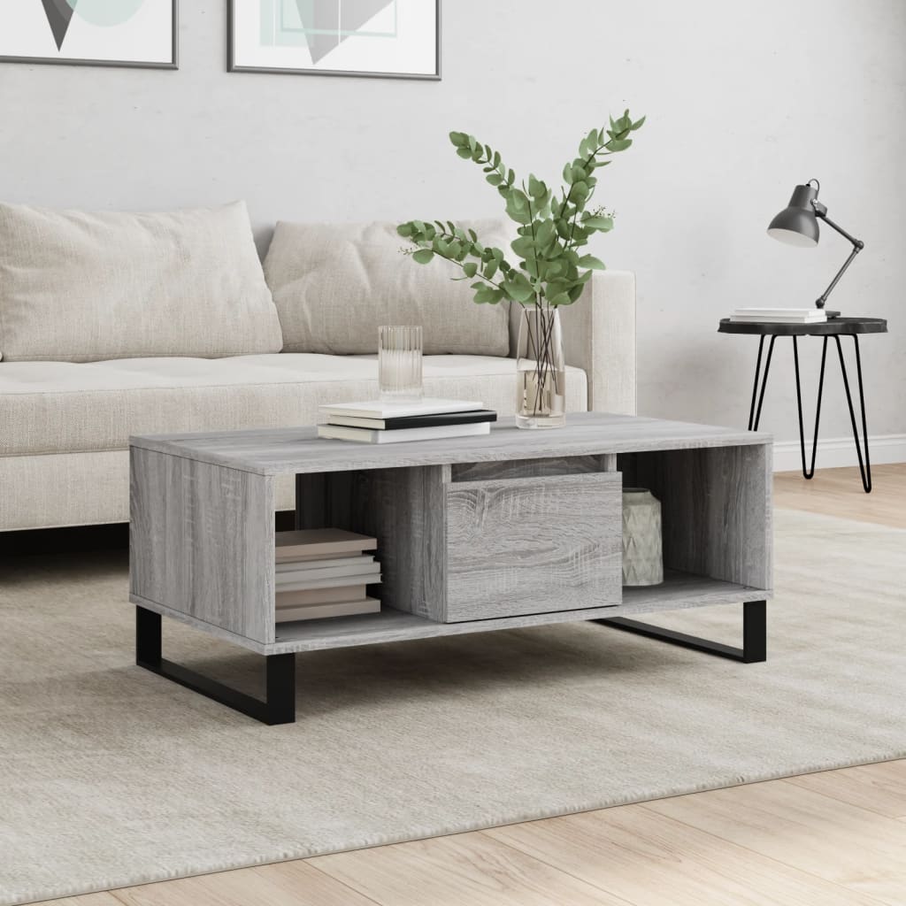 Soffbord 90X50X36,5 Cm Konstruerat Trä