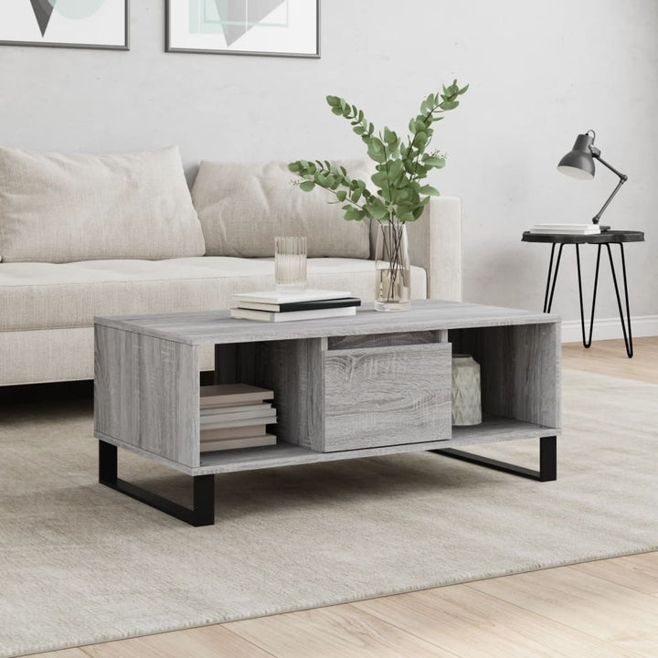 Soffbord 90X50X36,5 Cm Konstruerat Trä