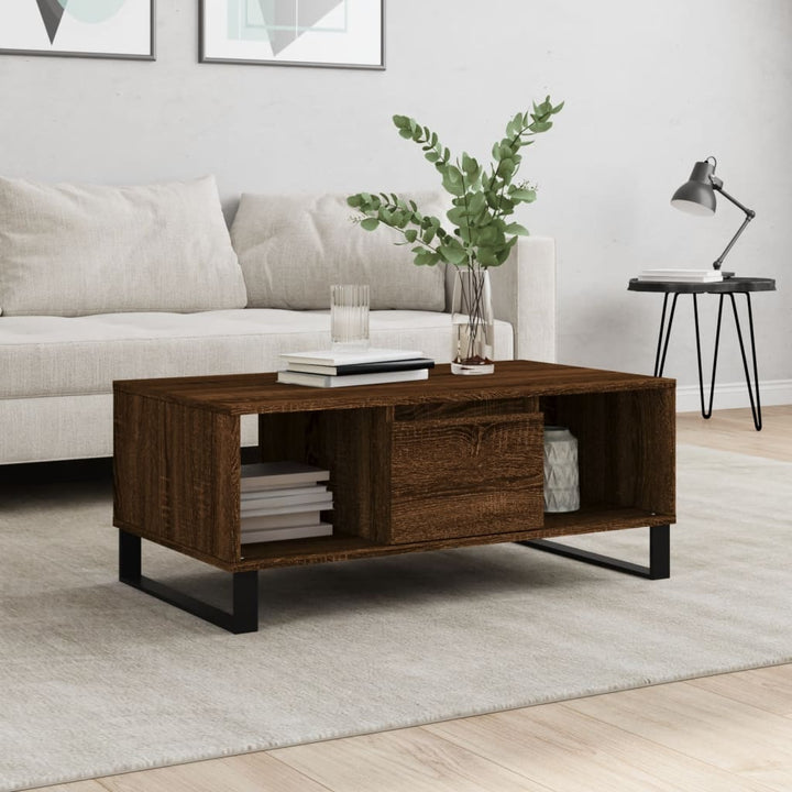 Soffbord 90X50X36,5 Cm Konstruerat Trä
