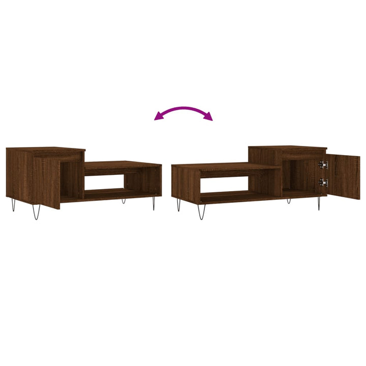 Soffbord 100X50X45 Cm Konstruerat Trä