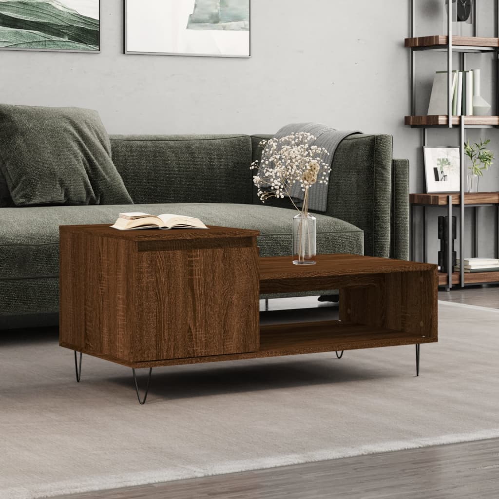 Soffbord 100X50X45 Cm Konstruerat Trä