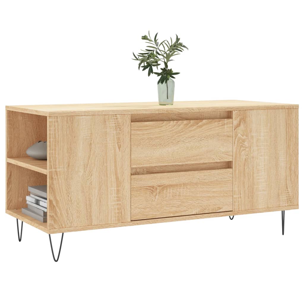 Soffbord Sonoma-Ek 102X44,5X50 Cm Konstruerat Trä