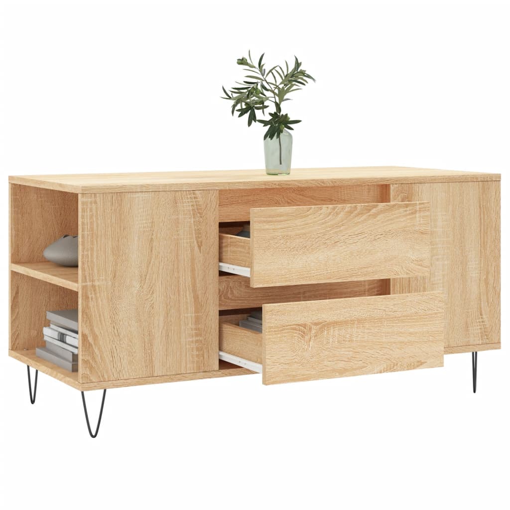 Soffbord Sonoma-Ek 102X44,5X50 Cm Konstruerat Trä