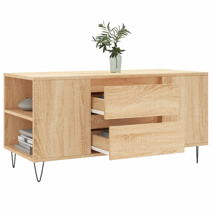 Soffbord Sonoma-Ek 102X44,5X50 Cm Konstruerat Trä