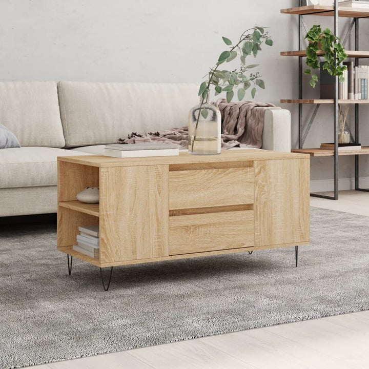 Soffbord 102X44,5X50 Cm Konstruerat Trä