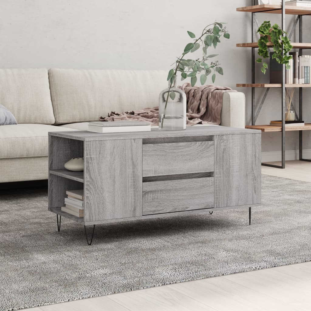 Soffbord 102X44,5X50 Cm Konstruerat Trä