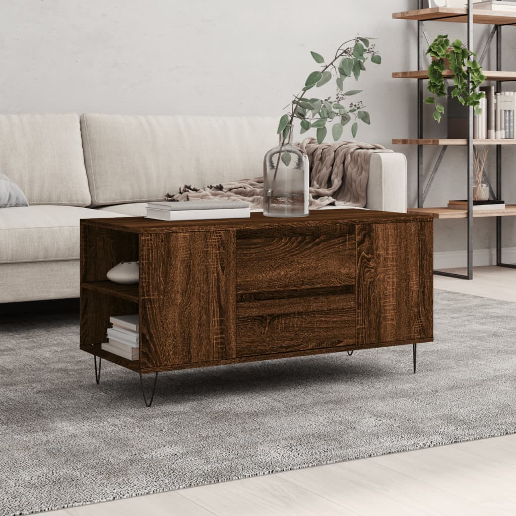 Soffbord 102X44,5X50 Cm Konstruerat Trä
