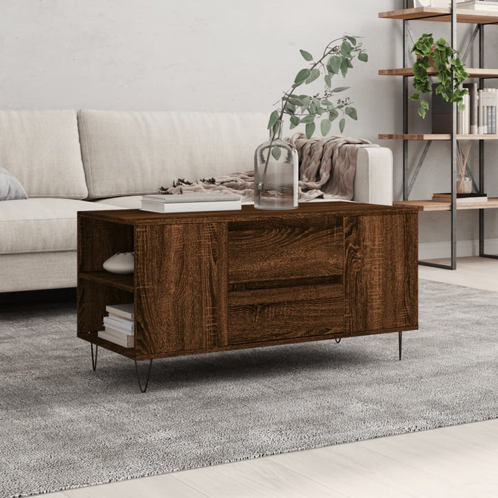 Soffbord 102X44,5X50 Cm Konstruerat Trä