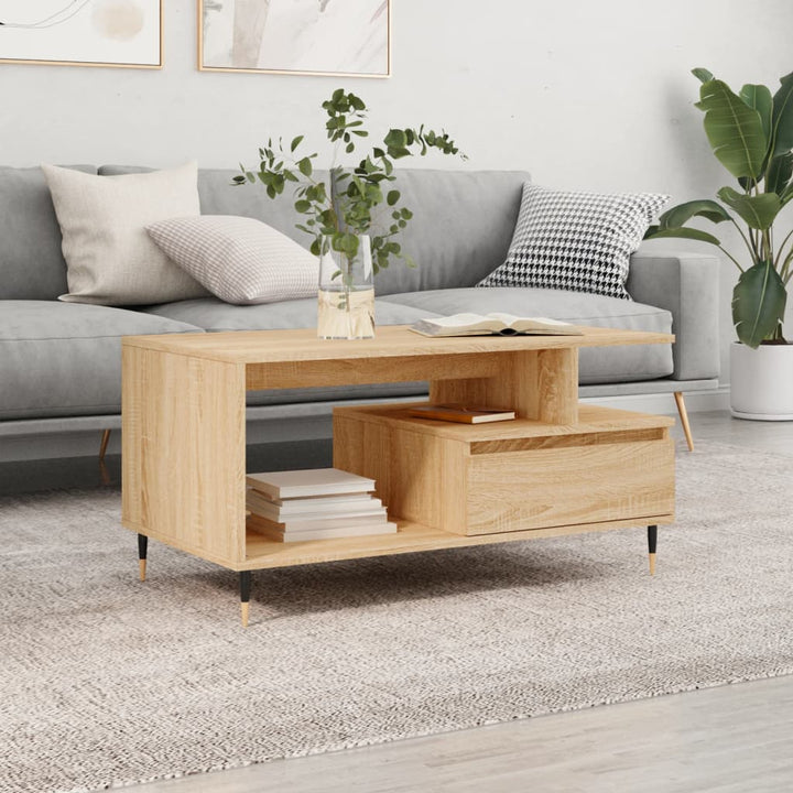 Soffbord 90X49X45 Cm Konstruerat Trä