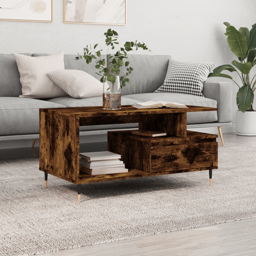 Soffbord 90X49X45 Cm Konstruerat Trä