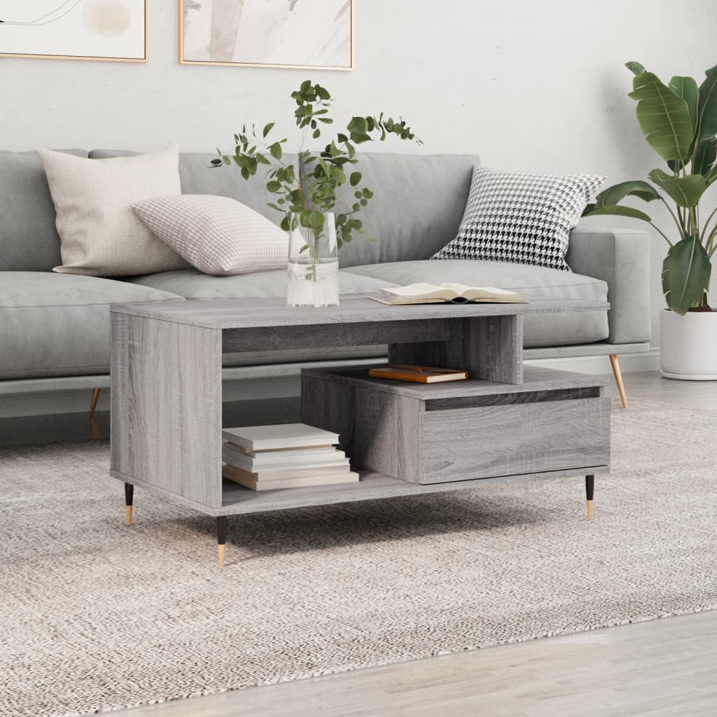 Soffbord 90X49X45 Cm Konstruerat Trä