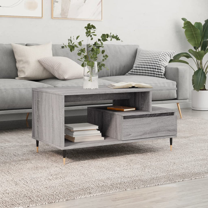 Soffbord 90X49X45 Cm Konstruerat Trä
