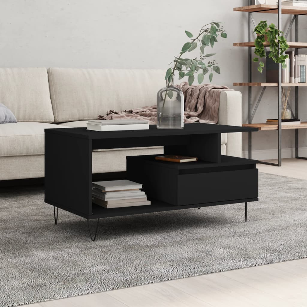 Soffbord Sonoma-Ek 90X49X45 Cm Konstruerat Trä