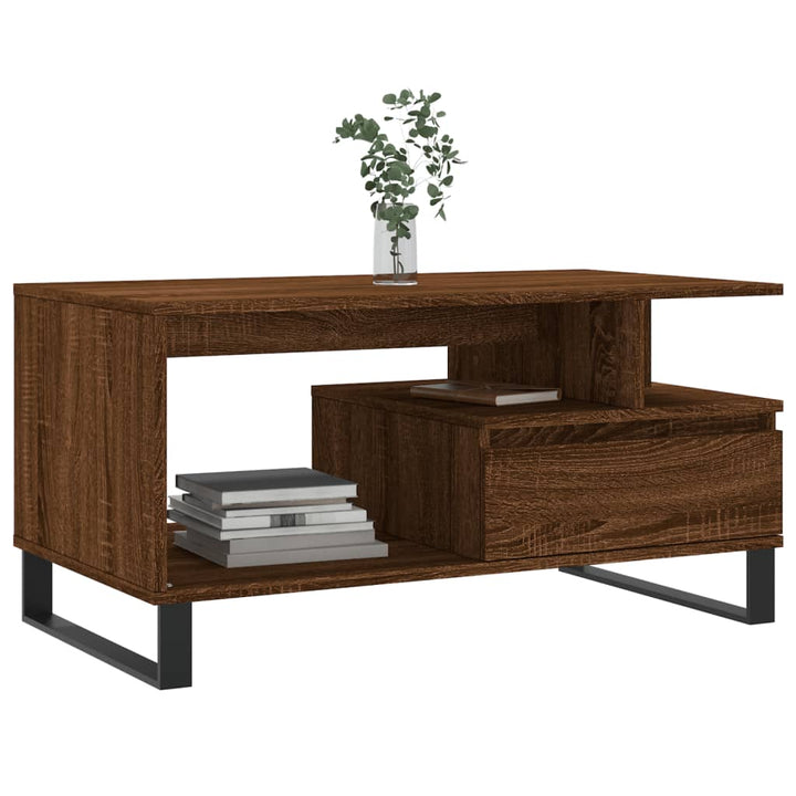 Soffbord 90X49X45 Cm Konstruerat Trä