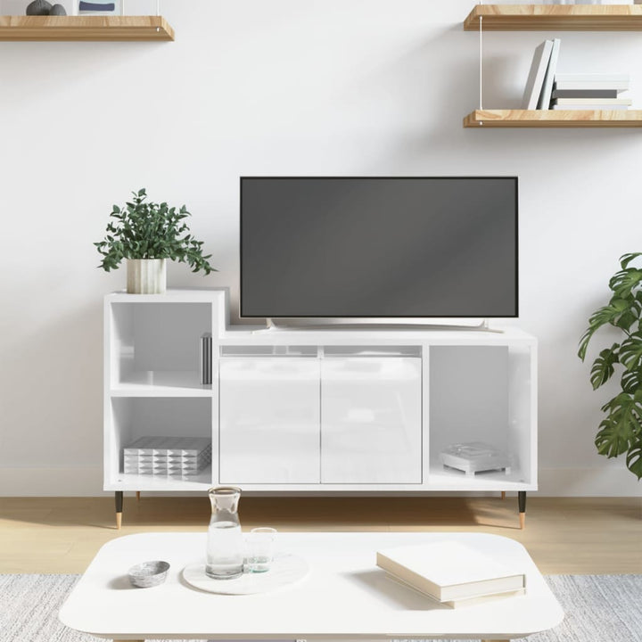 Tv-Skåp Sonoma-Ek 100X35X55 Cm Konstruerat Trä