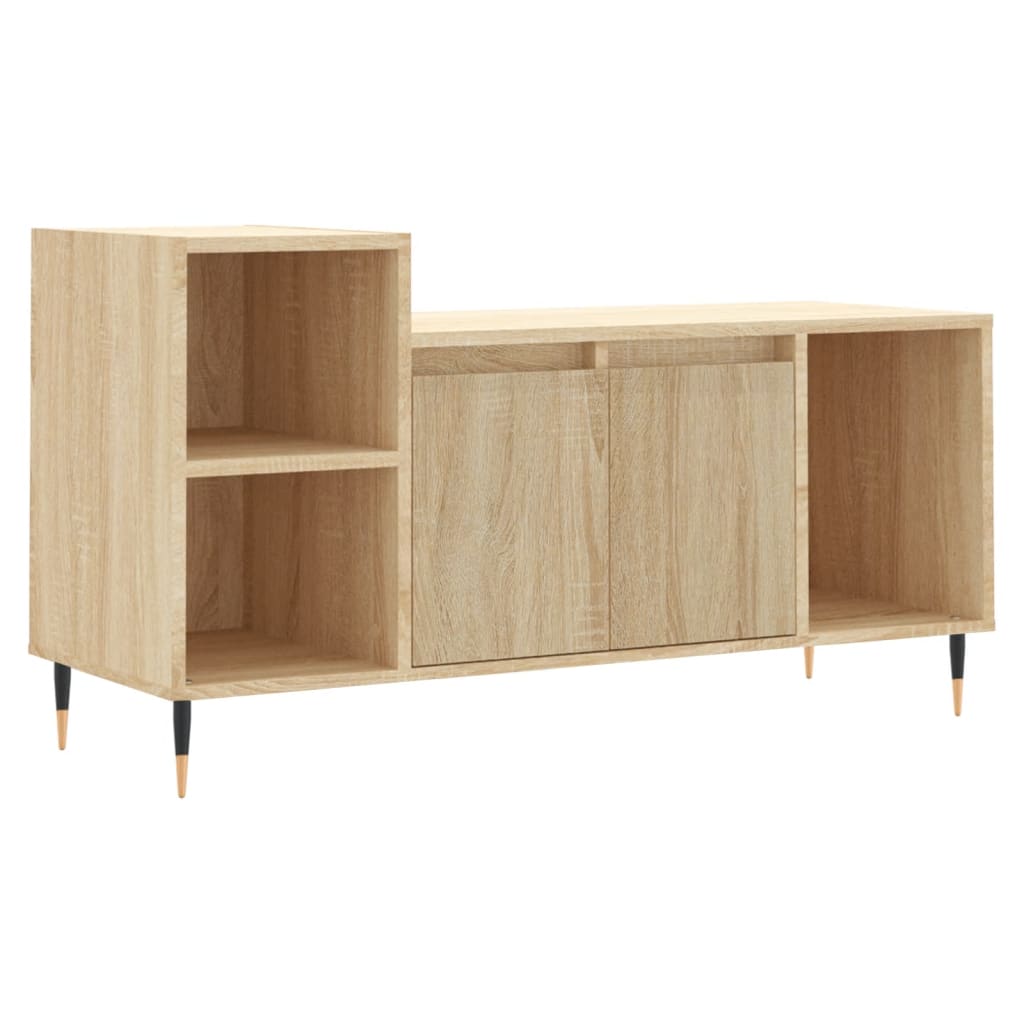Tv-Skåp Sonoma-Ek 100X35X55 Cm Konstruerat Trä