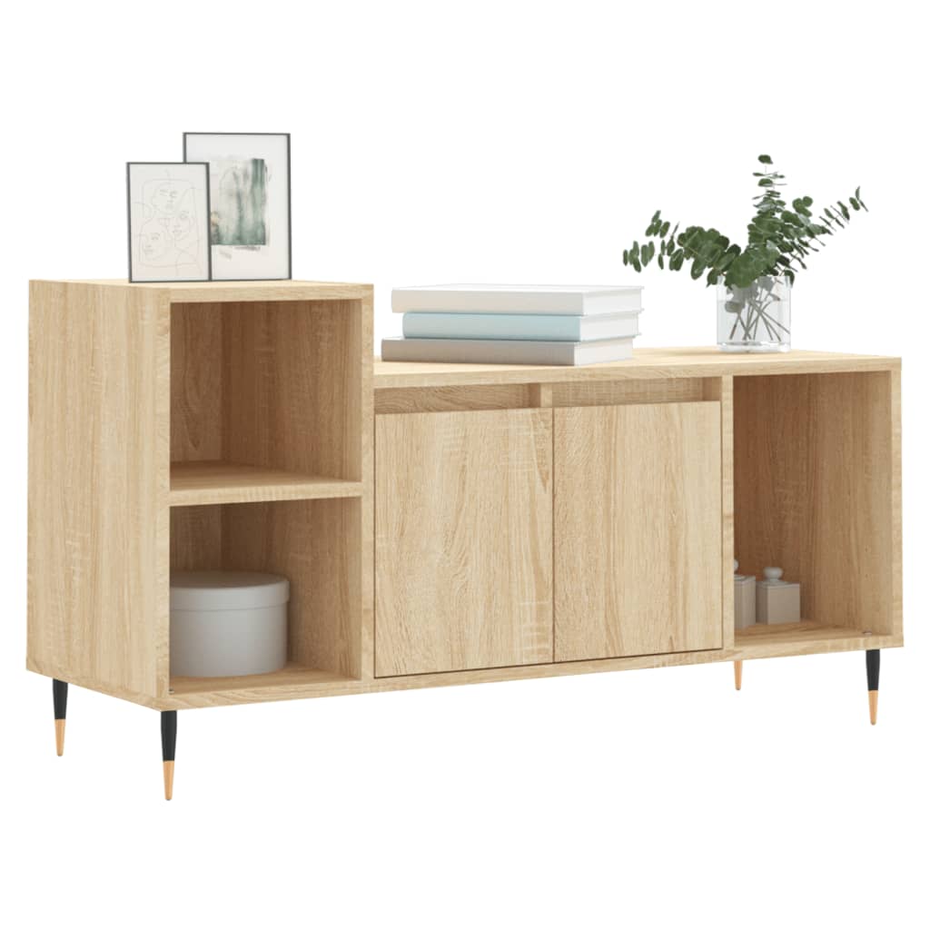 Tv-Skåp Sonoma-Ek 100X35X55 Cm Konstruerat Trä