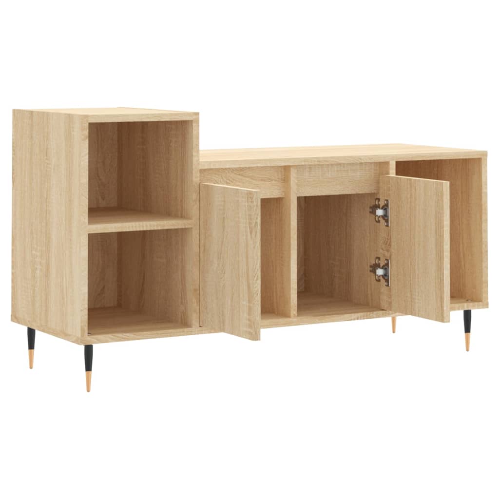 Tv-Skåp Sonoma-Ek 100X35X55 Cm Konstruerat Trä