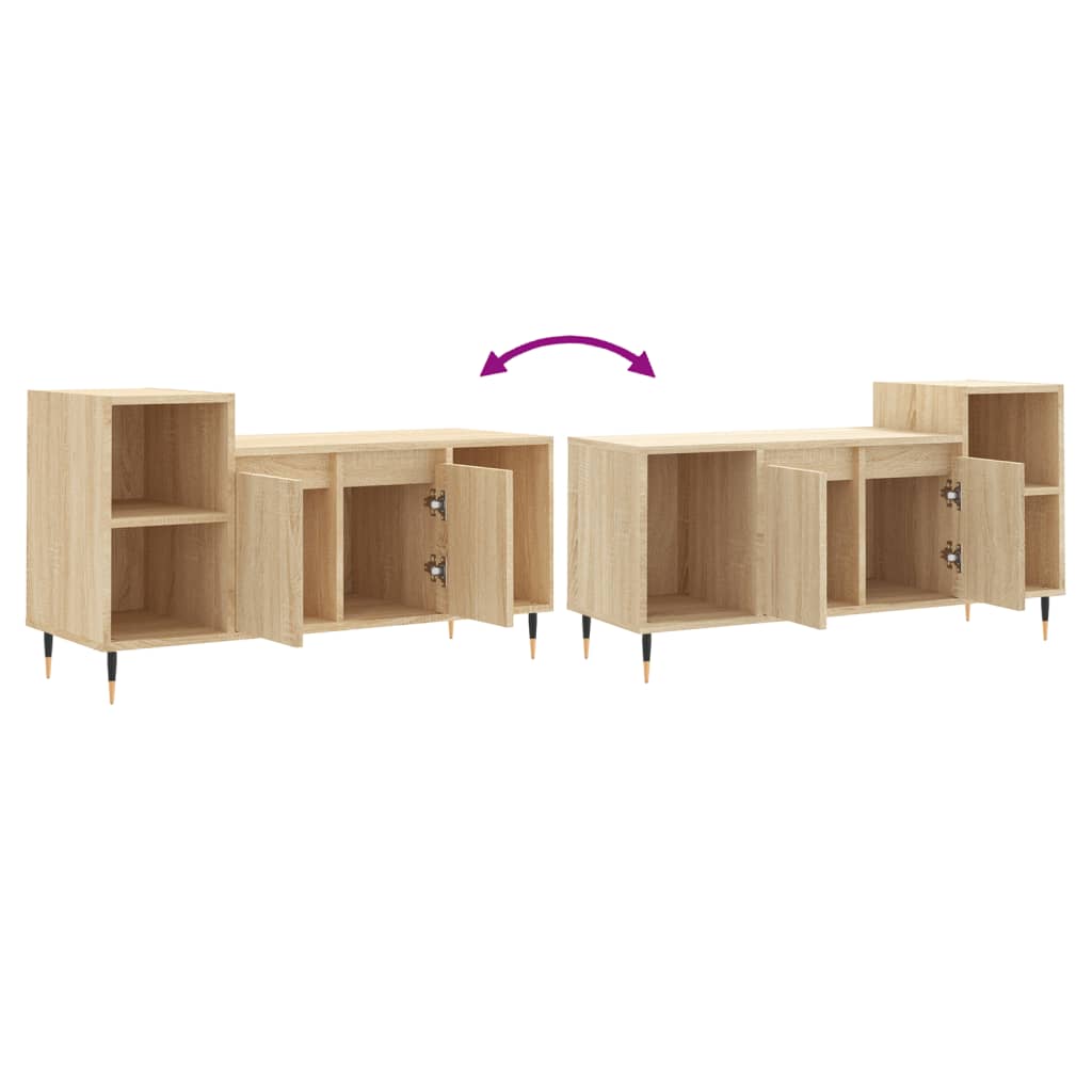 Tv-Skåp Sonoma-Ek 100X35X55 Cm Konstruerat Trä