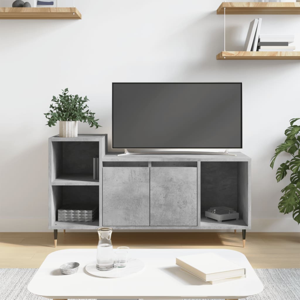 Tv-Skåp Sonoma-Ek 100X35X55 Cm Konstruerat Trä