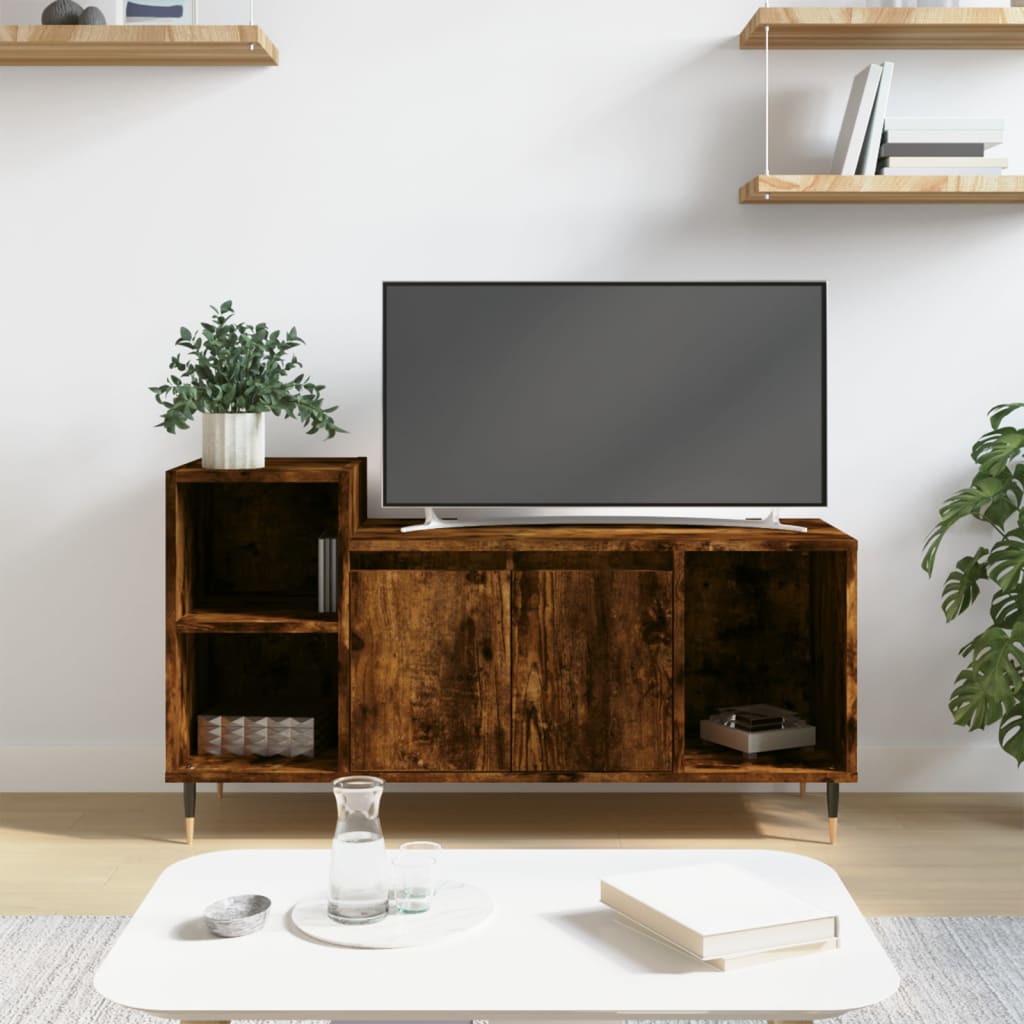 Tv-Skåp Sonoma-Ek 100X35X55 Cm Konstruerat Trä